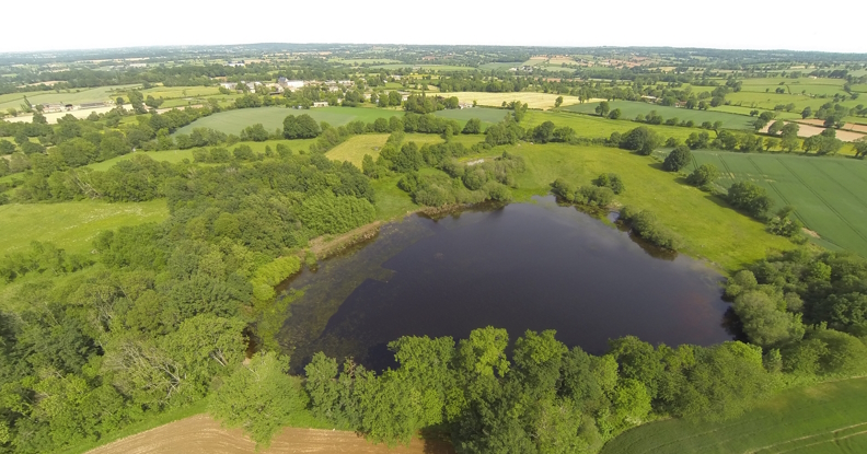 Vue aerienne du Bocage des Antonins @Jean Marie Rouvreau